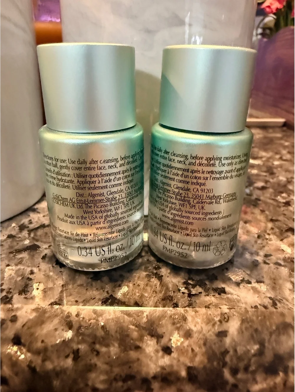 Algenist Genius Liquid Skin Resurfacer 0.34 oz / 10 ml Set of 2